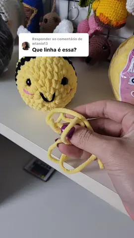 Respondendo a @wtania13  se tiver alguma dúvida deixa nos comentários #amigurumi #amigurumichenille #fiochenille #croche 