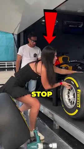 She Tried Beating An F1 Pit Crew 🤗 | Credit: @thalivi Via IG #sports #gym #Fitness #funny #viral #challenge 