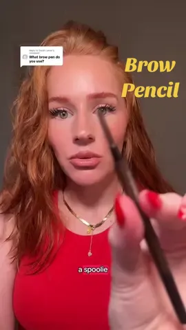 Replying to @Sarah Lanier  This is my everyday brow pencil and it’s the perfect shade for redheads.  @maccosmetics #makeuptutorial #redheadmakeup #gingermakeup #auburn #redhead 