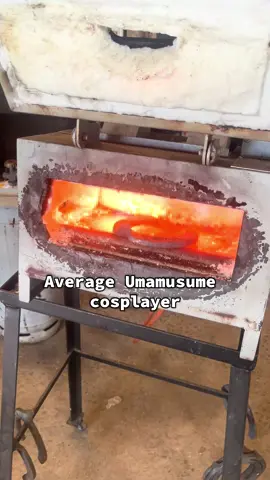 When u leave an apprentice without supervision you get bad work and a tiktok :3  #umamusume #cosplay #blacksmith #horsegirl #animegirl 