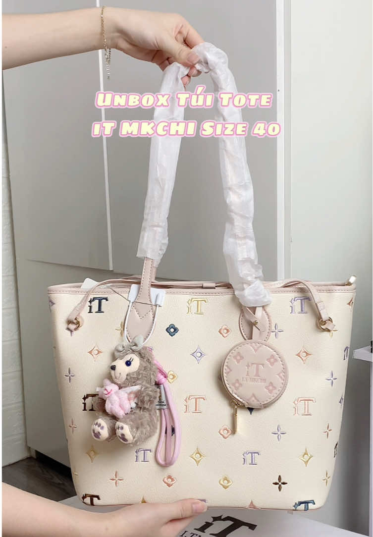 Túi tote xinh đi học đi làm đều okla hết á mấy bồ 💓 #unboxing #review #tuitote #totebag #itmkchi 