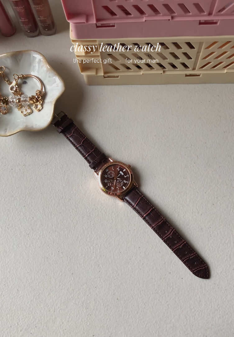 #giftsforhim #leatherwatch #men #foryou #fyp 