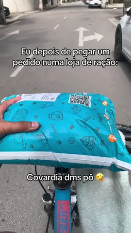 Mete no guidão e vai 🤣 #ifood #entregador #bicicleta 