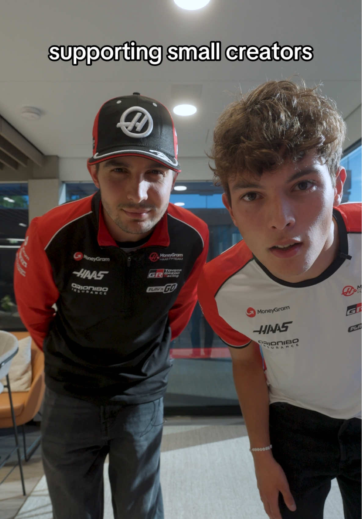 We see you… 👀 #HaasF1 #F1 #F1TikTok 