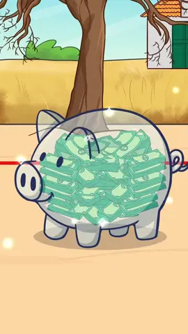 Who can break the money pig? Squi game cartoon challenge | italian Brainrot#brainrot #tungtungtungsahur #cappuccino #news #tiktokmademebuyit 