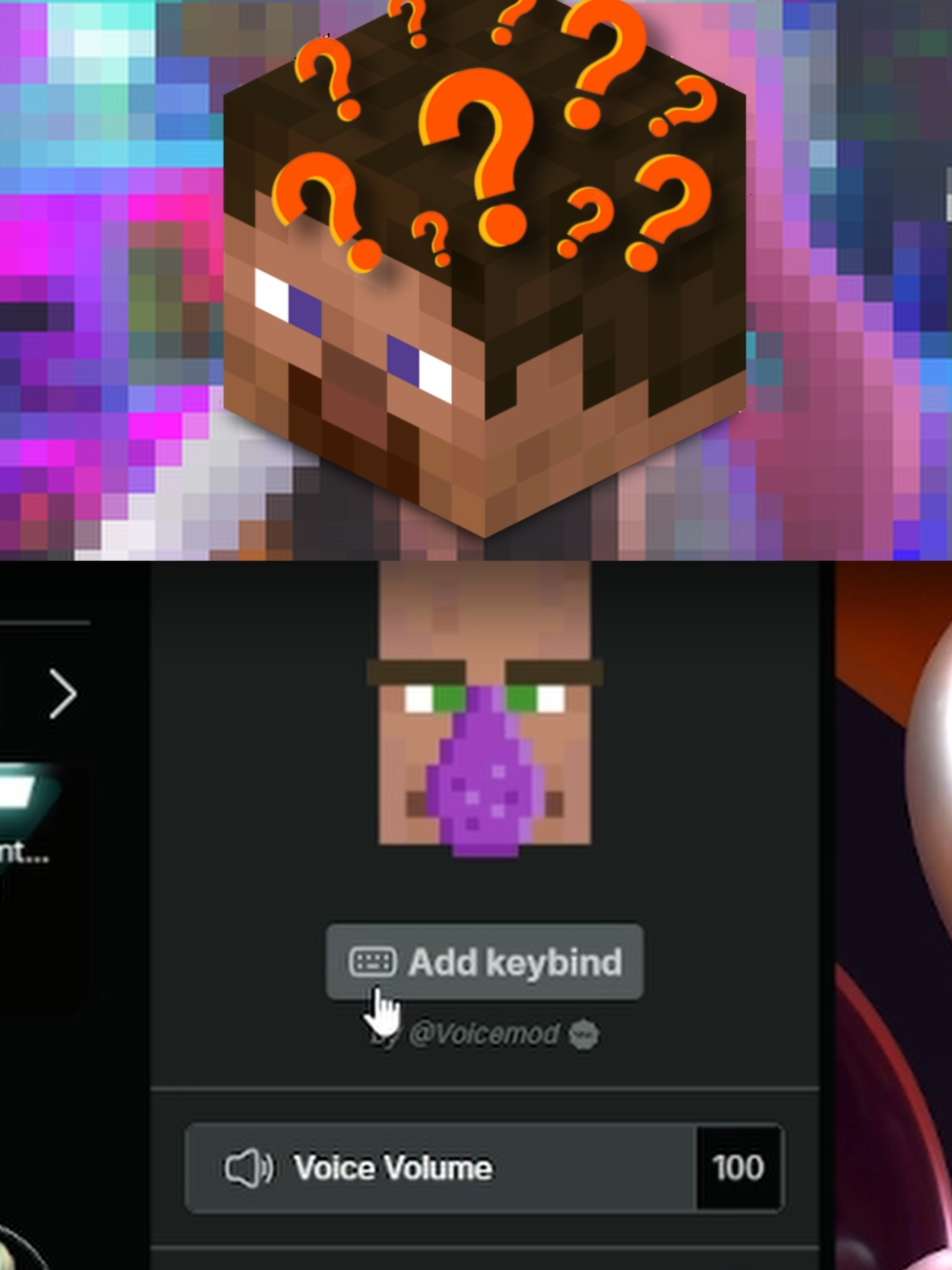 WHAT THE ???????? #Minecraft#villager #MinecraftMovie #chickenjockey #minecraftmemes Minecraft Villager Voice Changer