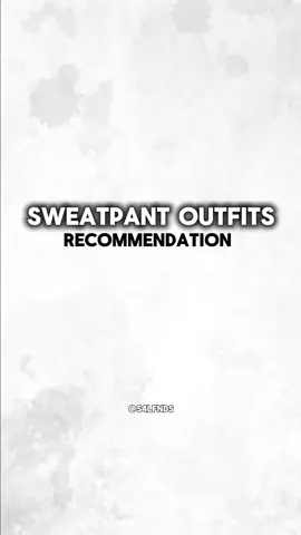 Try this basic sweatpants outfit ✨ #fyp #streetwear #outfit #outfitideas #swag 