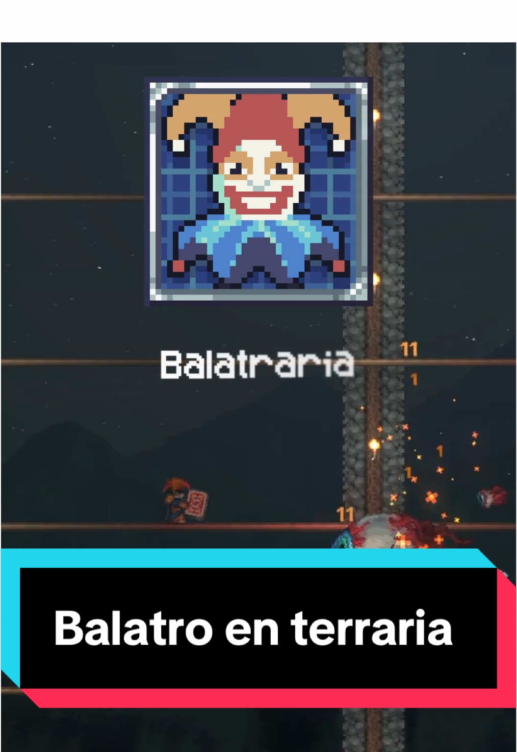 Balatro bala tres está jugando terraria #terraria #gaming #balatro #mods 