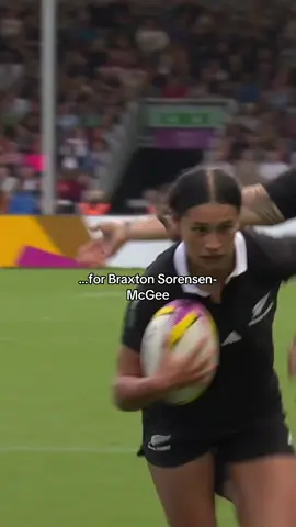 “Pressure is a privilege” 💪 Braxton Sorensen-McGee making her mark with an unbelievable #RWC2025 start 😮‍💨