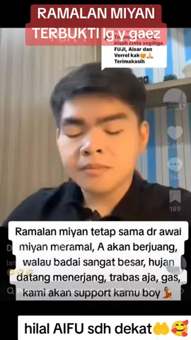 Ramalan miyan terbukti lagi 🤲🥰🥰🥰 #fyp  #viral  #fujian  #fuji  #aisarkhaledd  #aisarsultanmalaysia 