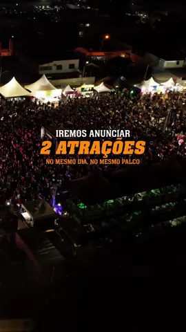 1º Festa de Peão | Aguardem! Vocês estão preparados?  Duas grandes atrações já estão confirmadas… E o segredo será revelado domingo, às 12h! #FestaDoPeãoPV #aguardem