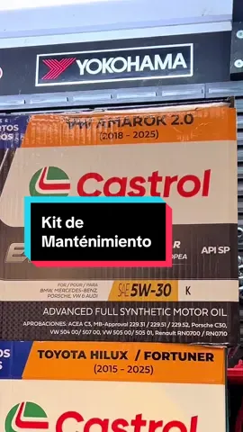 🚨Aquí está el kit de mantenimiento completo para Mazda , Toyota y Volkswagen….   🚨Aceite CASTROL.🚀 y viene con todos los filtros que se deben remplazar. 📌 Santiago de Surco 4060, Surco (Prolongación Av. Tomas Marsano)  📲 +51938451468 ##cambiodeaceite##mantenimiento##castrol##filtros##tallerautomotriz