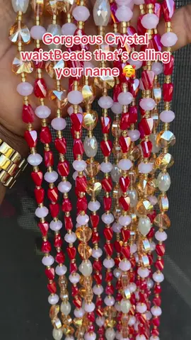 Shop our beautiful collection of waistbeads now!  #waistbeads #crystalwaistbeads #waistbeadtiktok   #LIVEIncentiveProgram  #PaidPartnership 
