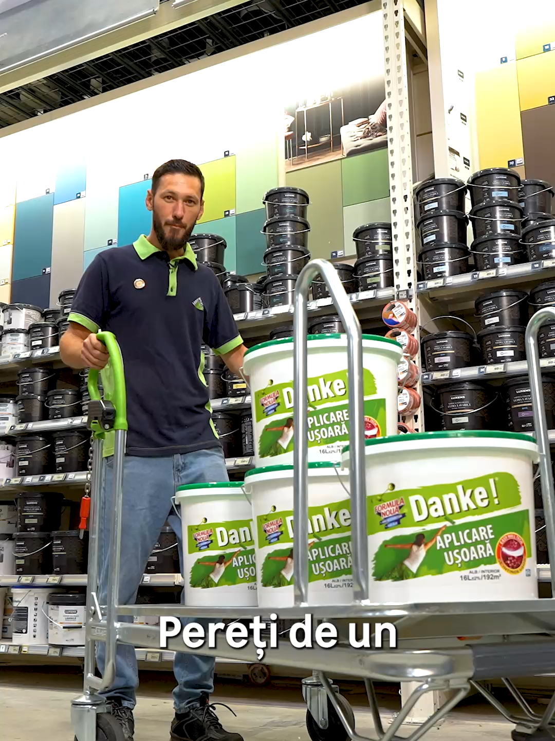 🎉 La LEROY MERLIN aniversarea nu durează o zi, ci o săptămână întreagă! În perioada 8-14 septembrie găsești vopseaua lavabilă pentru interior Danke, care îți oferă un alb impecabil, aplicare ușoară și acoperire excelentă. Formula pe bază de apă se întinde uniform și lasă pereții cu un finisaj mat, luminos, iar varianta de 16L este ideală pentru suprafețe mari. O poți achiziționa din magazinele fizice sau online, la preț aniversar. 🎊 #leroymerlinro