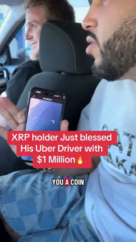 XRP holder Just blessed his uber driver with $1 Million #xrp #crypto #investing #finance #wealth  