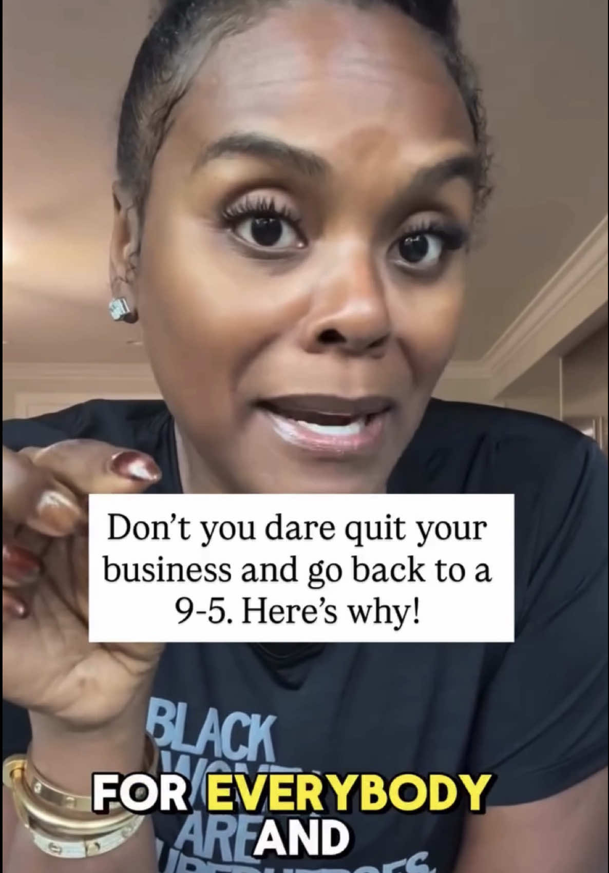 Oh my gosh, y’all… this is the one. You know I love Auntie Tab @iamtabithabrown , but I gotta disagree on this one because here’s the real tea: If you started a business, you started for a reason. That fire in your belly? That vision you had? That’s not fake. That’s not random. That’s PURPOSE. And you don’t just throw it away because sales slowed down. The problem isn’t always the business it’s the streams. You tryna sip from one little faucet (custom t-shirts, for example) when you could have built a whole damn waterpark out of it: 	•	Teach a virtual t-shirt class. 	•	Do a hands-on workshop. 	•	Drop an eBook or guide. 	•	Sell your templates and mockups. 	•	Run a challenge or membership around it. Sis, there are so many bags inside the bag you already got. But instead of squeezing that juice, some folks will say, “It’s not working, I’m going back to a 9-to-5.” Cool, but let’s be real that job is gonna eat your time alive. Now you tired, cooking, tending to your kids, tending to your man, and the business? Collecting dust. Entrepreneurship ain’t about waiting for things to magically pop. It’s about pivoting. Asking, “What’s in demand right now? What do my people need right now?” And moving on it. That’s how I made it. Not by quitting by flipping the same skill into multiple streams. So yeah, I love Tab, but I can’t cosign this. If you’re in the thick of it, don’t give up yet. Don’t quit before you exhaust the playbook. 👉 Comment the word “PASSION” below, and I’ll send you my free masterclass where I’m breaking down exactly how to turn your one skill into multiple streams of income before you ever think about clocking back in. Love y’all. Let’s work smarter, not harder. 💕 #TabithaBrown #EntrepreneurMindset #From9to5toCEO #QuitYour9to5 #EntrepreneurLife #WorkForYourself #HustleAndFlow #BusinessMotivation #MultipleStreamsOfIncome #BossMoves #NoPlanB #DigitalHustle #BuildYourEmpire #FreedomLifestyle #ContentAndCoins #PurposeOverPaycheck #PivotDontQuit #CEOInTheMaking #LegacyBuilding #SideHustleToCEO