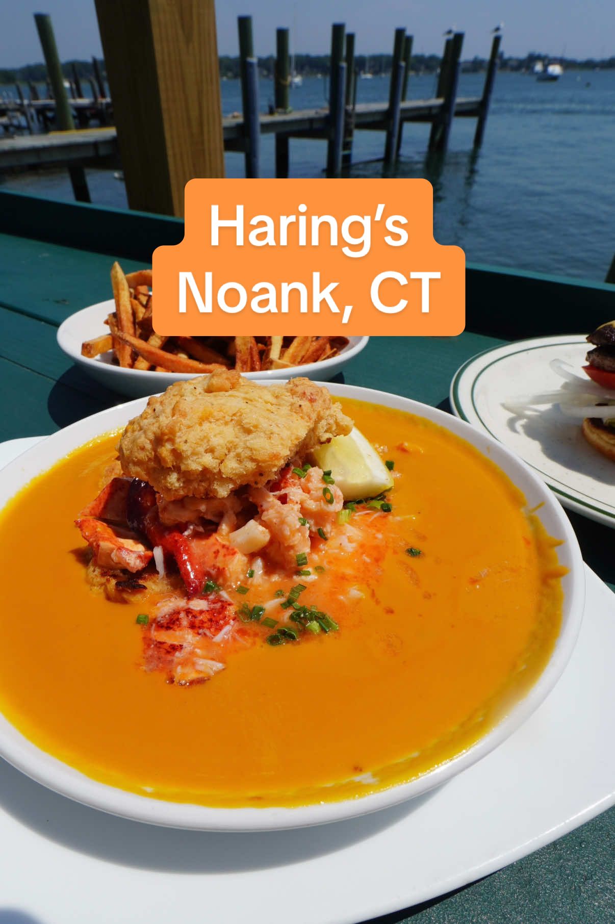You gotta stop by before it’s too cold!! #connecticut #ctfood #lobsterroll #ctshore 