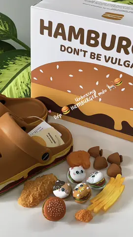 🍔🐈Unboxing dép Crocs Hamburger Mèo mẫu mới @Nguyễn Hữu Ái Vân (Nấm Su) #namsuordertaobao  #dephamburger #crocs #hamburger #trending 