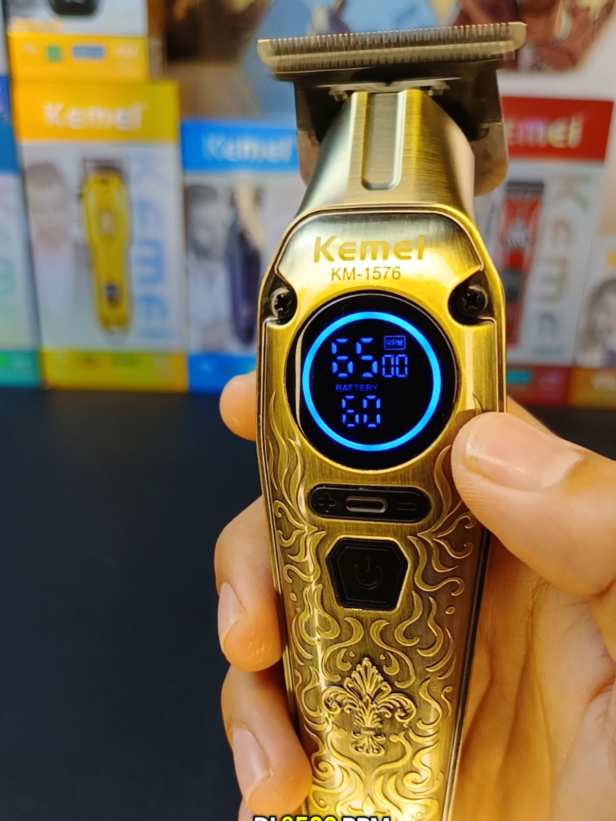 trimmer garis rambut buat usaha barbershop KEMWI KM_1576#kemei #kemei1576 #alatcukurkemei #trimmer #trimmerkemei 