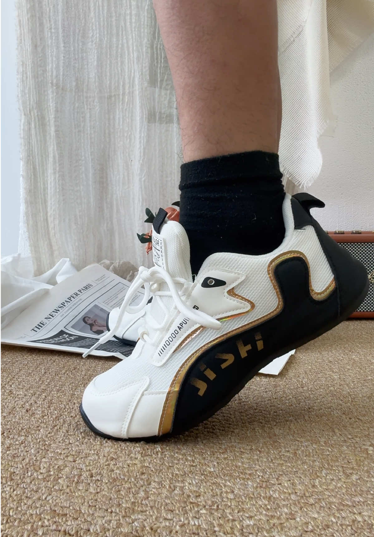 Casual flat men's shoes, color matching, comfortable and soft. be all-match#shoes #man #soft #cheap #fashion