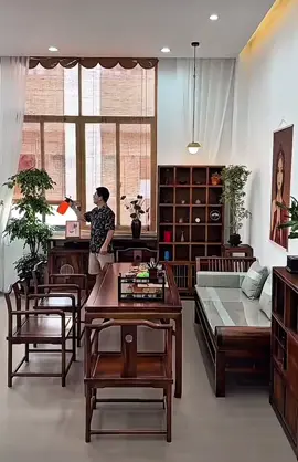 không gian trà đạo, thư giãn nghỉ ngơi và nhâm nhi chén trà#noithat #phongtra #bantra #dogo #dogotuyenchon 