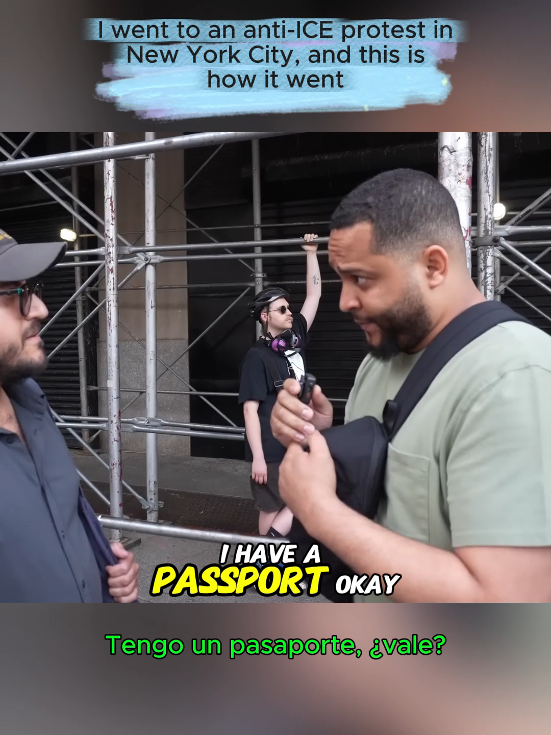 I went to an anti-ICE protest in New York City, and this is how it went Part A-4