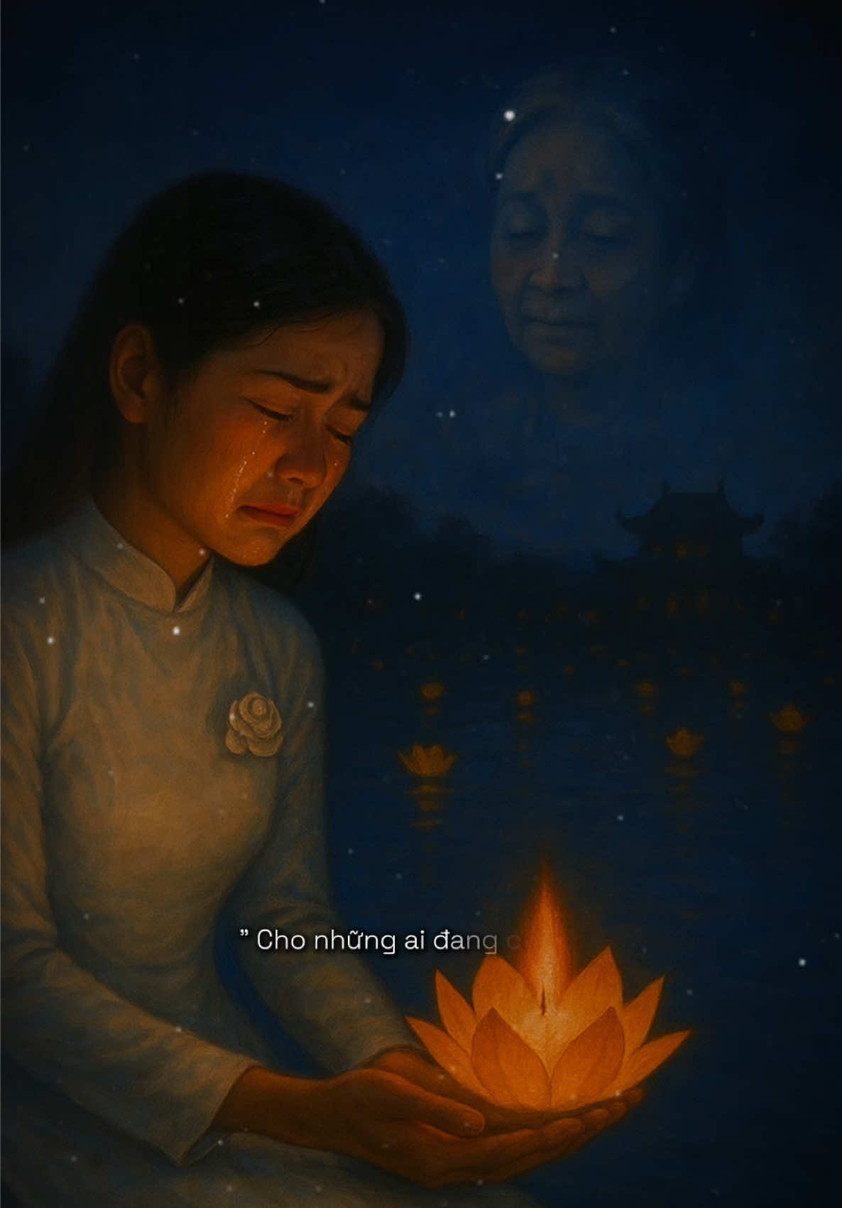 Con có biết tại sao có người cài bông màu hồng, lại có người cài bông màu trắng không?🥺 #vulanbaohieu #hoadang #chame #phatgiao #vulan   