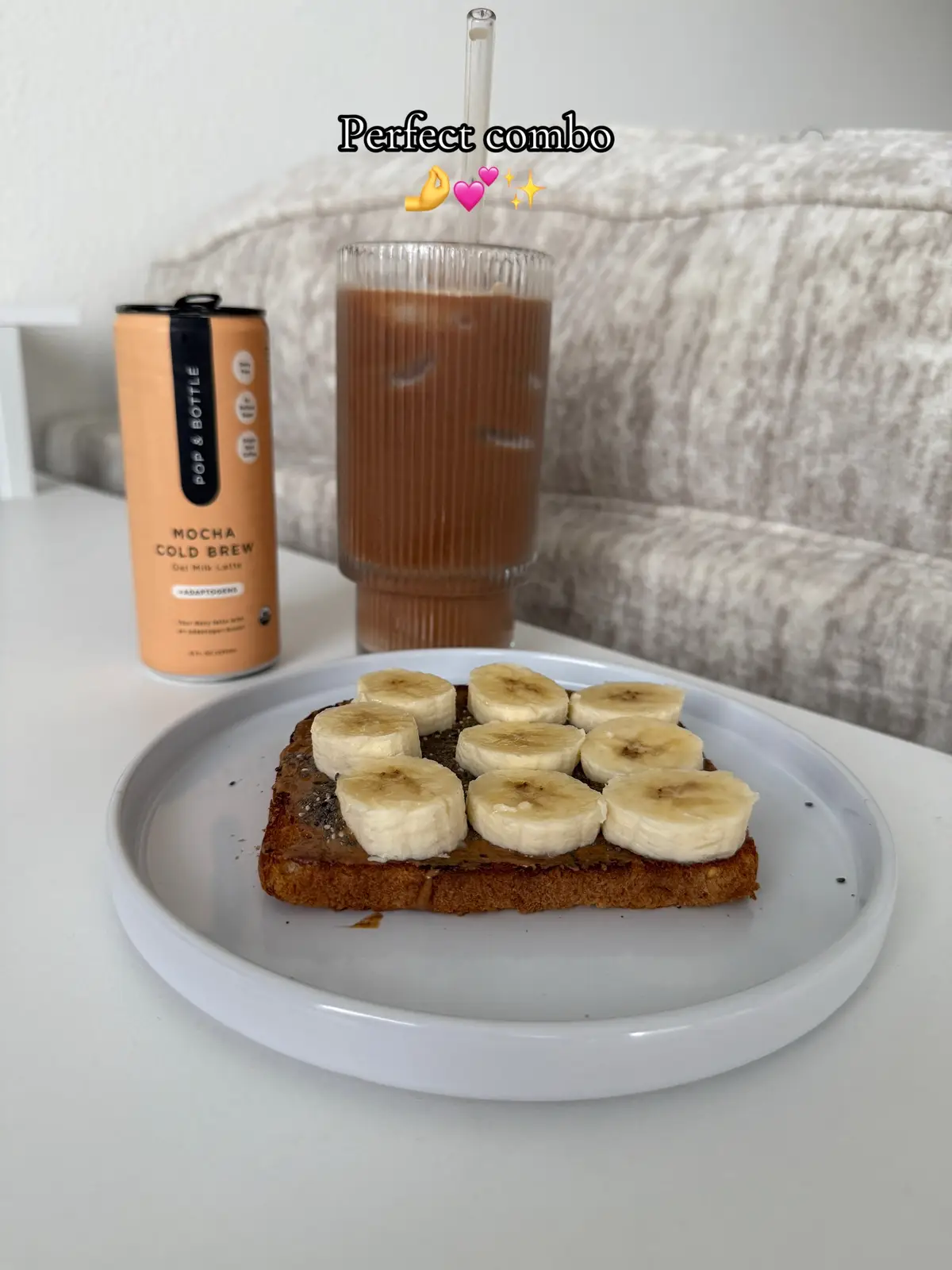 Almond butter toast with chia seeds and banana! Video coming soon!! #chiaseeds #breakfastideas #healthybreakfastideas #breakfastideas #breakfast 