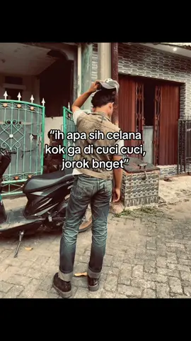 justru disitu letak asiknya #denimhead #pamerindenimlo #punk #denimhead 