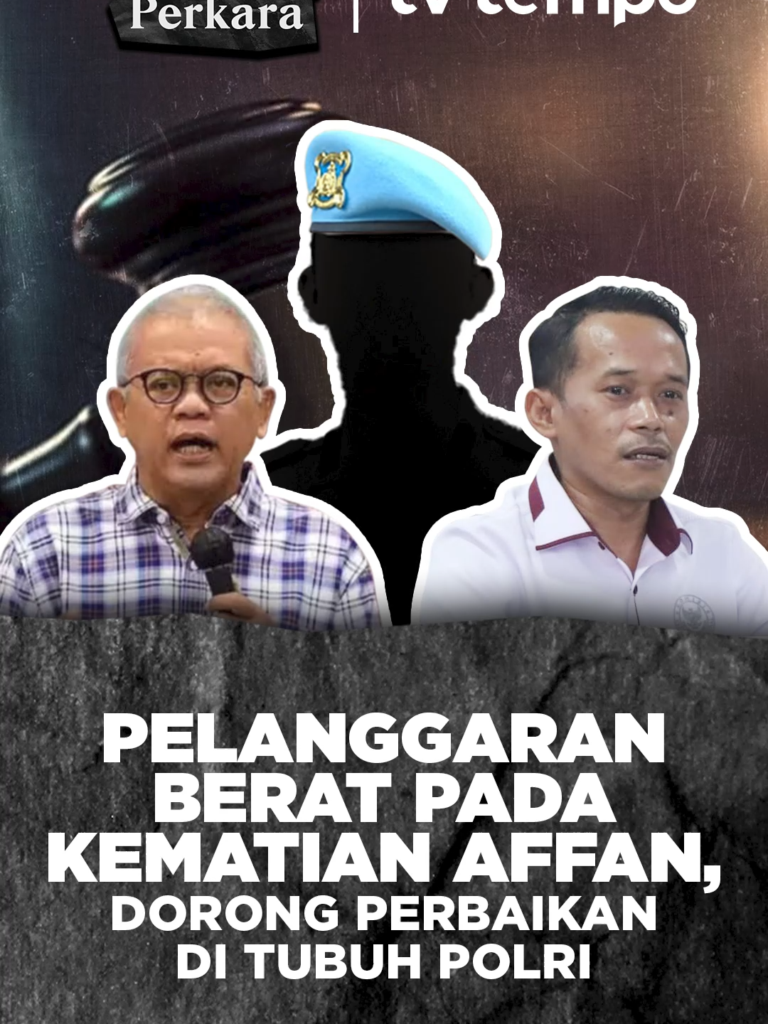 Kematian pengendara ojek daring, Affan Kurniawan, akibat ditabrak dan dilindas kendaraan taktis Rimueng atau DAPC-1 Wolf 4x4 milik Brimob Polri menyisakan polemik. Ramai-ramai publik menuntut tujuh personel Brimob itu dijatuhi sanksi tegas secara etik profesi dan hukum pidana. Telah tayang “Tragedi Kematian Affan, Momentum Reformasi Kepolisian” hanya di YouTube Tempodotco. #AffanKurniawan #BrimobPolri #Demonstrasi #tvtempo #Tempodotco