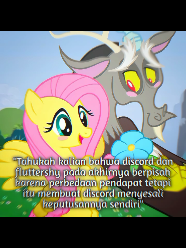 kisah cinta yang tidak direstui author bahkan author membuat discord memiliki penyesalan selama berabad-abad #twilightsparkle #rainbowdash #fluttershy #rarity #mylittlepony 