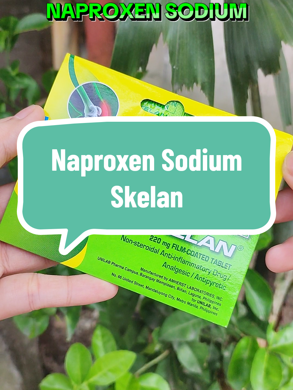 Ayos na ang buto-buto! SKELAN! 💪🏻💊💯 #skelan #naproxen #naproxenskelan #jointspain #health 