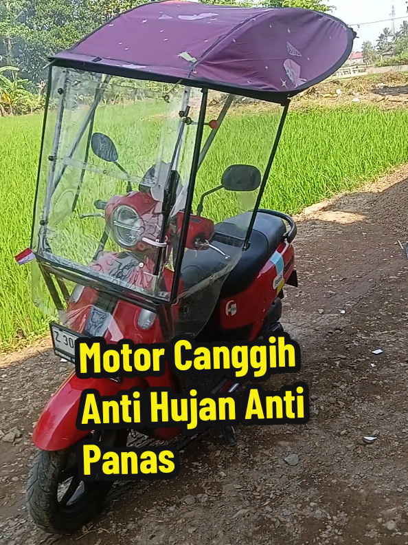 Motor kelas VVIP anti panas anti hujan #motorantihujan #kanopimotor #motorcanopy #motorcycle #payungmotor 