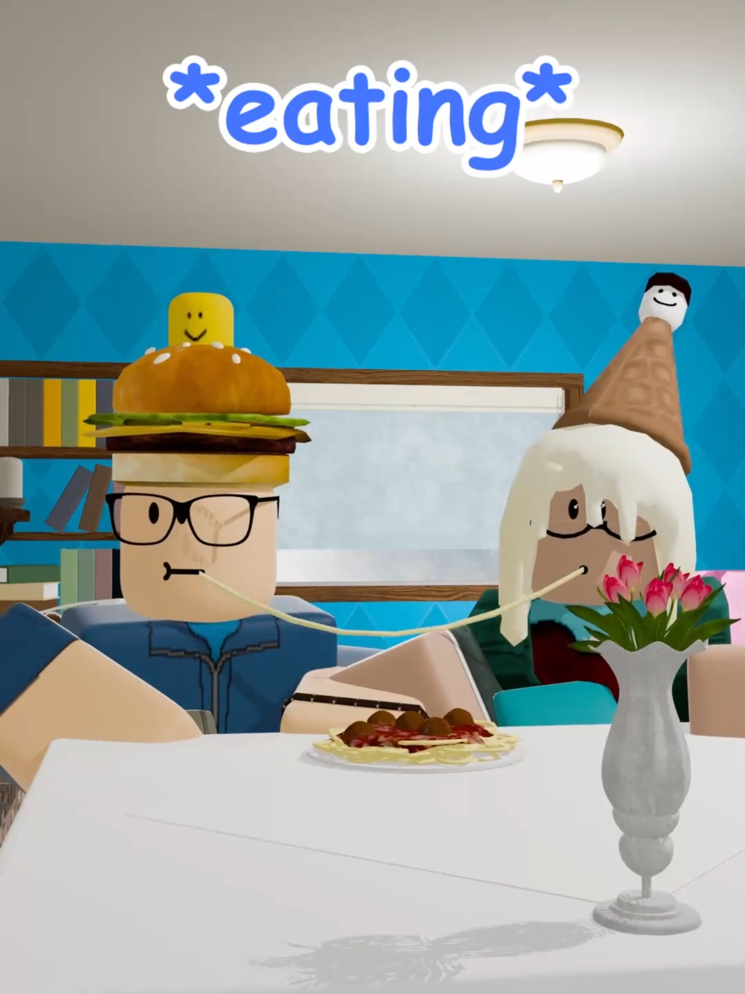 Romantic Pasta (Forsaken) #fyp #fypシ゚viral #roblox #forsaken #recommended #robloxshorts #forsakenroblox #robloxanimation #memes #robloxmemes #animation 007n7 and 118o8 share a romantic dinner! (c00lkidd and bluudud don't like it) ice cream burger double hacker