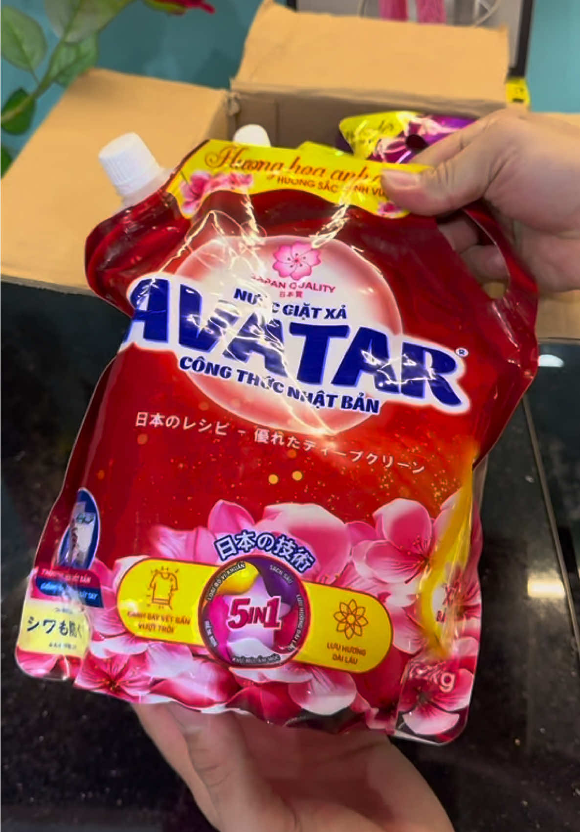 Combo 2 túi nước giặt xả 5in1 Avatar #emkieutaphoa #nuocgiat #nuocgiatxa #nuocgiatavatar #avatar