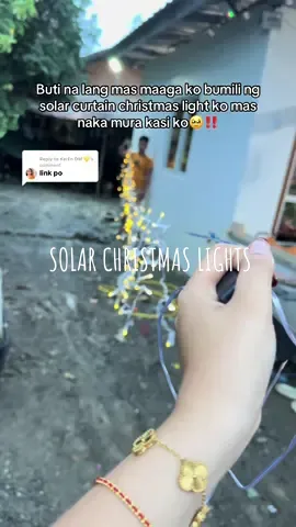 Replying to @KarEn DM 💛 Mas naka tipid pa ko haba pa nabili ko😭‼️ #solarchristmaslights #solarchristmaslight #christmaslights #christmaslight #lights 