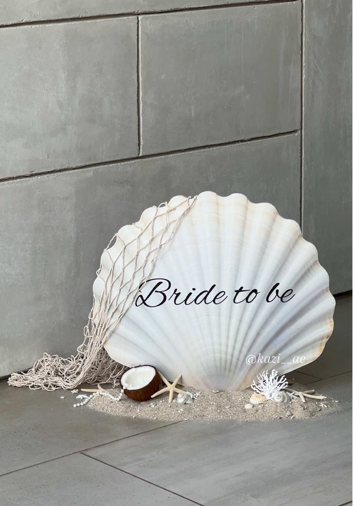🐚🌊🥥🪄!!   #bridetobe #bride #bridalshower #setup #عروس 