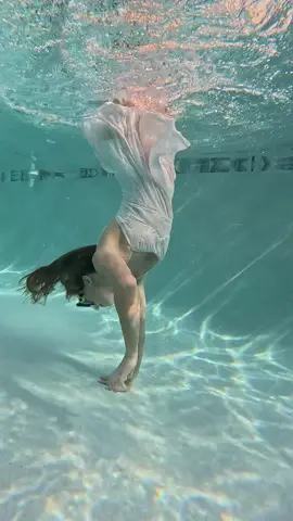 I finally got a GoPro!! #gopro #underwater #swimming #pool #sundress 