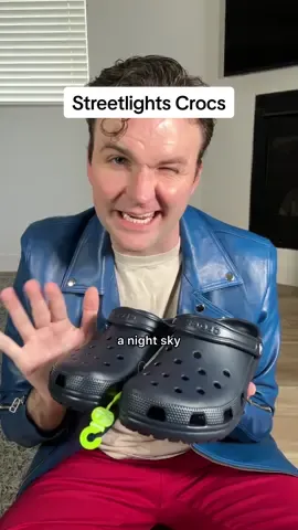 seriously, what should I add to them? 😅🌃 #crocs #crocsdiy @Crocs 