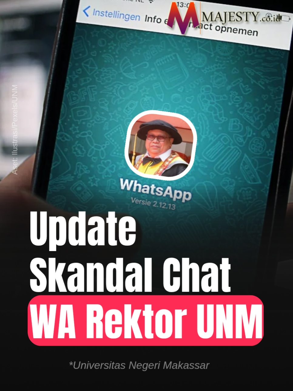 Kasus dugaan pelecehan seksual Rektor Universitas Negeri Makassar (UNM) Profesor Karta Jayadi memasuki babak baru. Polisi telah memanggil Karta untuk diperiksa.  Dosen perempuan UNM inisial Q juga telah diminta keterangan oleh polisi dan Irjen Kementerian Pendidikan tinggi sebagai pelapor. Pun, kedua pihak saling lapor. Ada ajakan damai, tapi ditolak. Selengkapnya klik Majesty.co.id/ di Bio. #foryou #fyp #viral #tiktokviral #tiktoknews #news #majestymedia #ti̇ktok #unm #makassar 