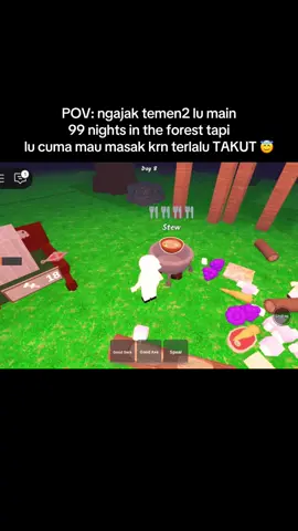 Ga berani jauh2 dari campfire pokoknya 🙏🏻 #roblox #robloxindonesia #99nightsintheforest #scaryrobloxgame #fyp