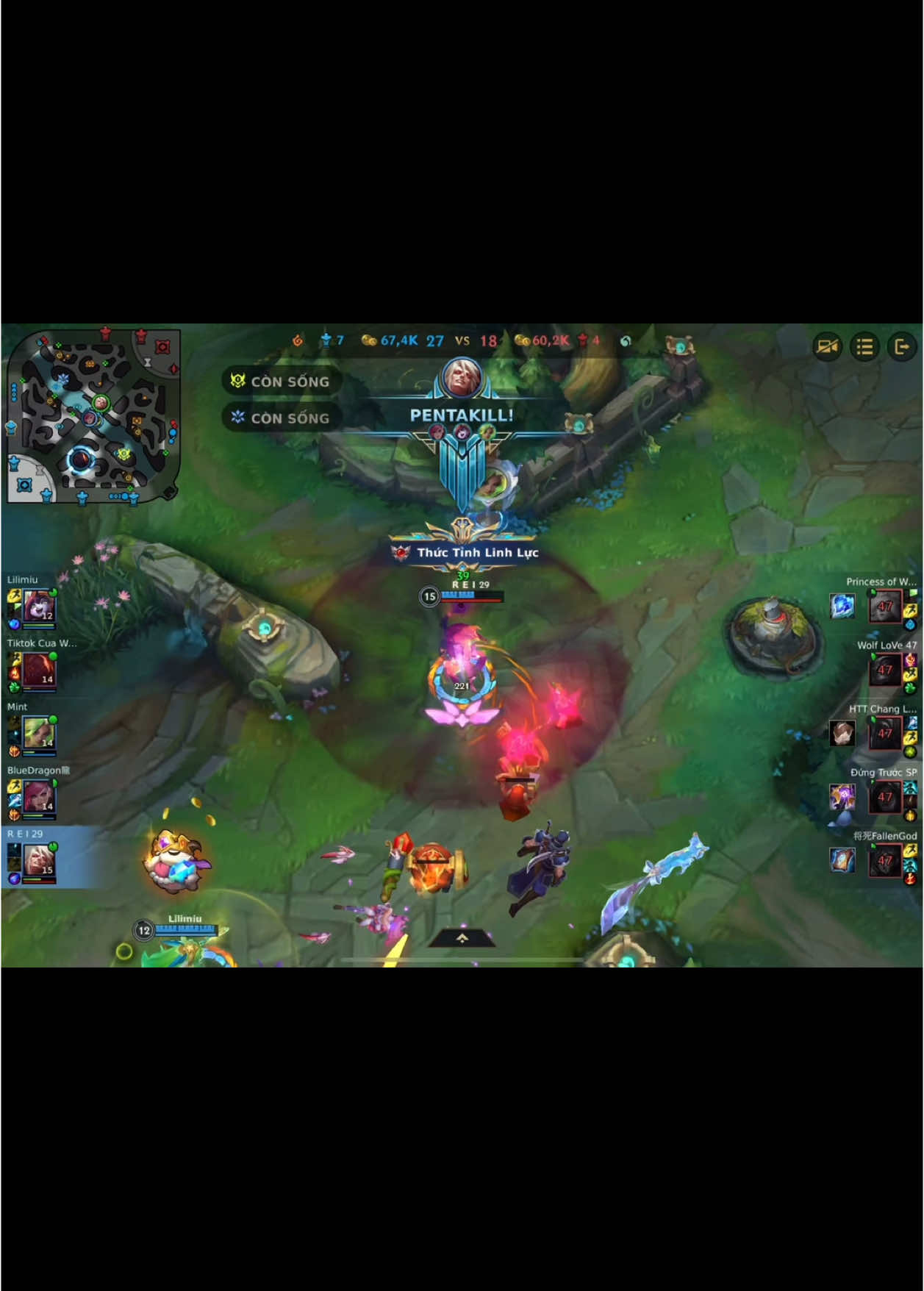 Pentakill 1 nốt nhạc 🧡 #tocchien #xuhuong #tocchienhighlight #lienminhhuyenthoaitocchien #tốcchiến 