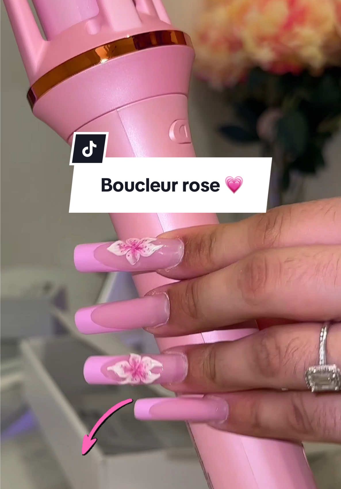 Pink mood 💗 #pinkmood #boucleur #boucleparfaite #tiktokshop #boucles 