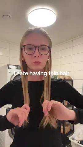 Just wanted to join the trend🤭 #thickhair #thinhair #hair #fyp #trendingsound #justforfun 