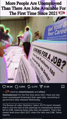 Donald Duck swore Biden had the “worst unemployment rate.” Reality check → under THEIR watch, unemployment is surging. For the first time since 2021, more job seekers than jobs. Over 300,000+ Black women lost their jobs while families are left behind. Buffoons in charge, no leadership in sight. Protect LOCAL. Protect STATES. 📸: Shaderoom #UnemploymentCrisis #BlackWomenMatter #LeadershipFailure #DonaldDuckPolitics #ProtectLocal #ProtectTheStates #WakeUpAmerica #2025 #2026 #WeDeserveBetter #PolishedInPolitics