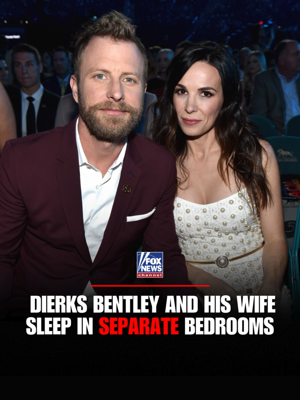 The 49-year-old country star said this week that his sleep problems force him and his wife to spend the night apart.