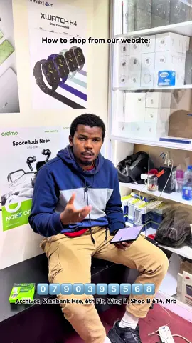 How to buy any phone accessory from our website