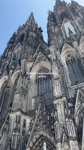 Walked all the way to the top when I was 40 weeks pregnant and still didn’t go into labor 😅 #colonge #germany #travel #cathedral #gothicarchitecture 