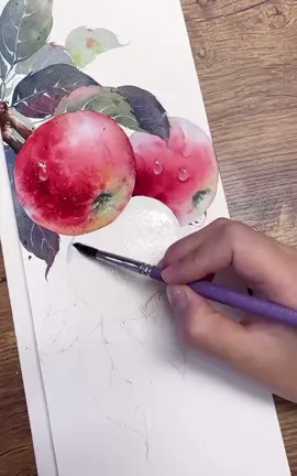 Cuối tuần với bài màu nước  #drawing #art #xuhuong #fyp #artist 