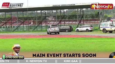 Nenyon TV CEO arrives at Kericho Stadium Arap Laal anniversary 